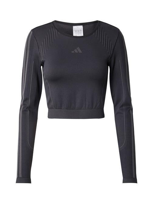 ADIDAS PERFORMANCE Funktionsbluse  grå / mørkegrå