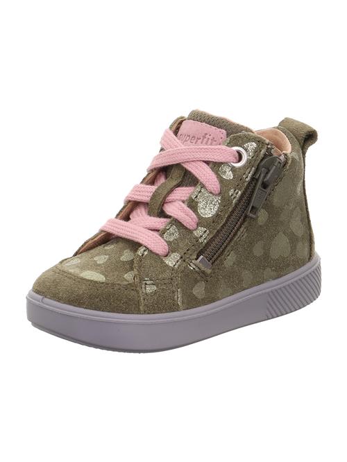 SUPERFIT Sneakers 'SUPIES'  grøn / oliven / lyserød