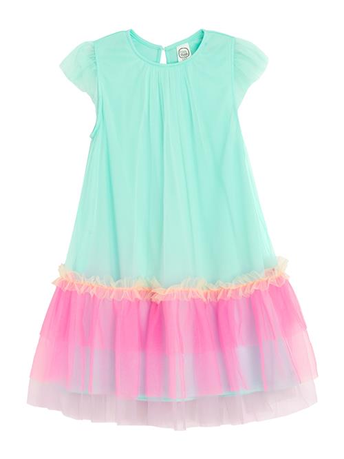 Cool Club Kjole  turkis / orange / pink