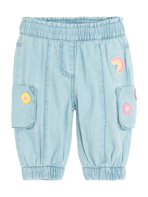 Cool Club Bukser  blue denim / gul / pink