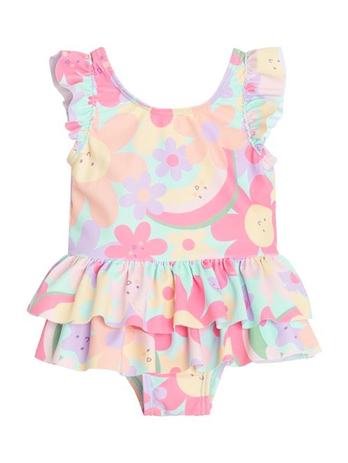 Cool Club Badedragt  mint / lavendel / orange / lys pink