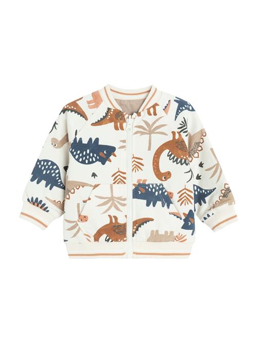 Cool Club Sweatjakke  beige / lysebeige / marin / brun