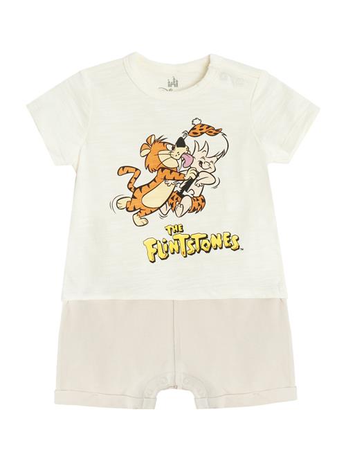 Cool Club Overall  cappuccino / gul / sort / hvid