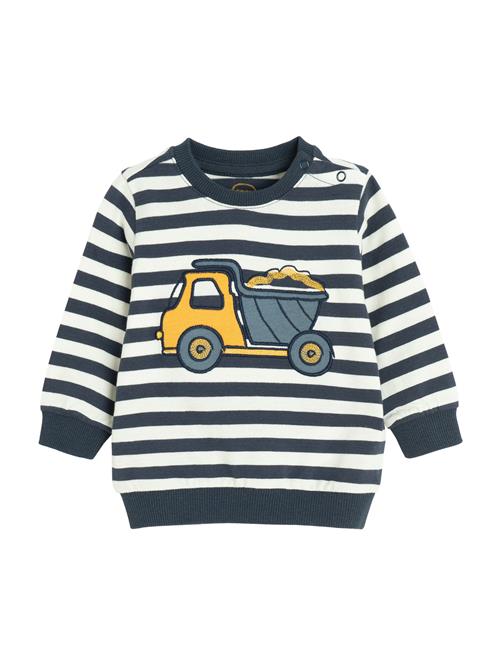 Cool Club Sweatshirt  navy / gul / hvid