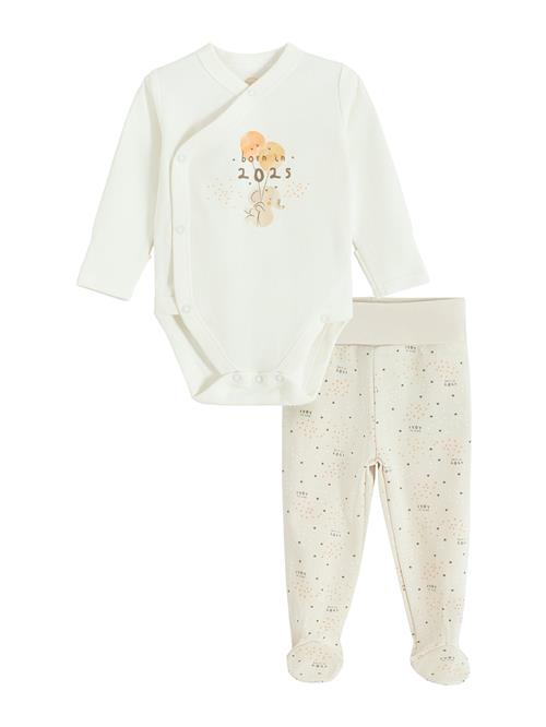 Cool Club Sæt  creme / oliven / mandarin / hvid