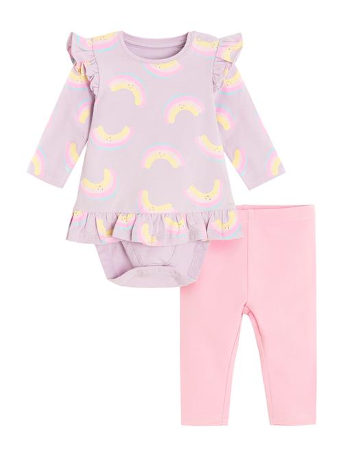 Cool Club Sæt  turkis / lysegul / lyselilla / lys pink