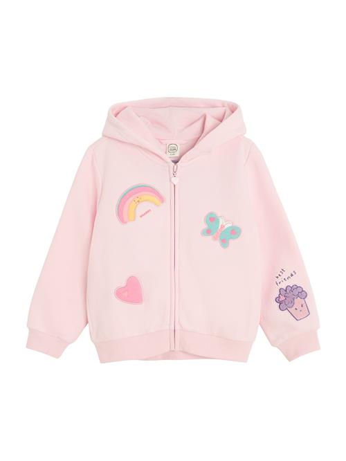 Cool Club Sweatjakke  turkis / lilla / orange / rosé