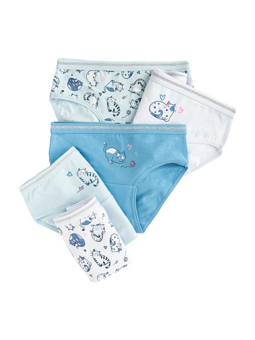 Cool Club Underbukser 'BRIEFS'  blå / cyanblå / sort / hvid
