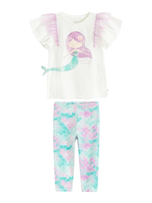 Cool Club Sæt  aqua / abrikos / lys pink / hvid