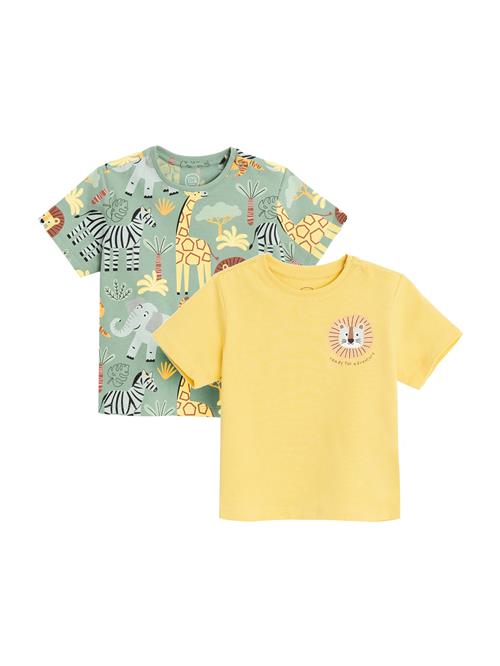 Cool Club Shirts  kastaniebrun / gul / mint / pastelgrøn