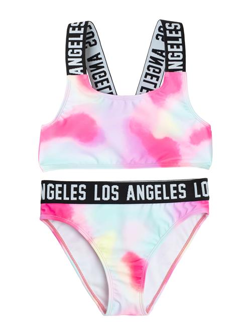 Cool Club Badedragt  pastelblå / pink / sort / hvid