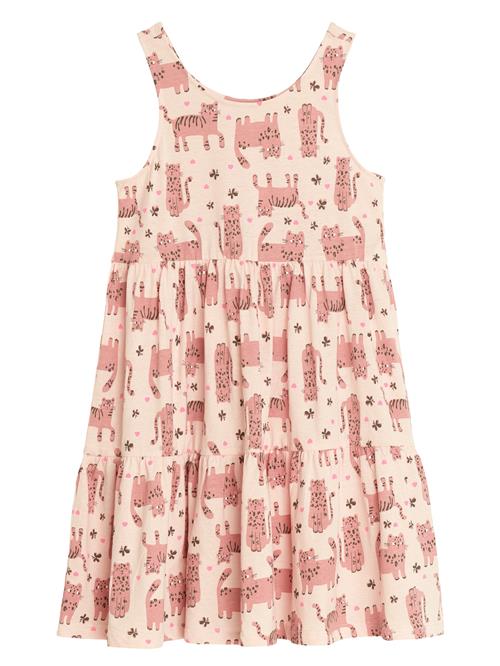 Cool Club Kjole  brun / lyseorange / pink