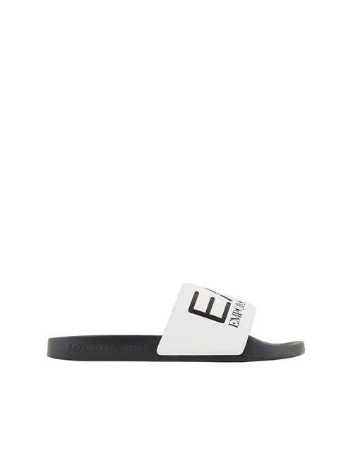 EA7 Emporio Armani Pantoletter  sort / hvid