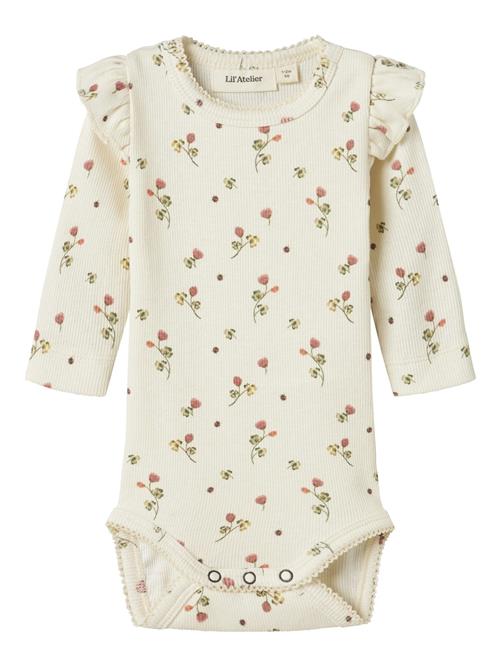 NAME IT Sparkedragt/Body  græsgrøn / pink / offwhite