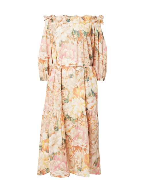 VERO MODA Kjole 'VMSIF'  sand / grøn / abrikos / lyserød