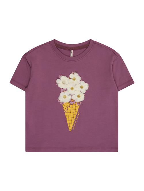 Only Mini Bluser & t-shirts 'KMGCREAM'  gylden gul / bær