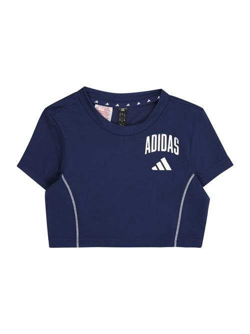 Se ADIDAS SPORTSWEAR Funktionsskjorte  mørkeblå / hvid ved About You