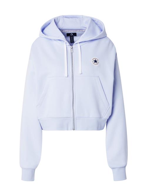 CONVERSE Sweatjakke 'RETRO CHUCK'  pastelblå / hvid
