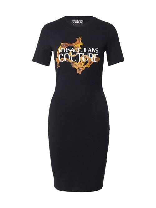 Versace Jeans Couture Kjole  gylden gul / sort / hvid