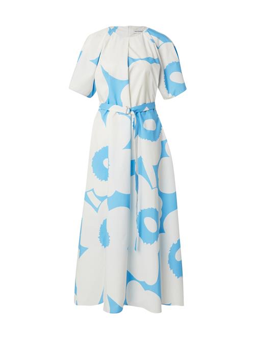Marimekko Kjole 'JUHLINTA'  lyseblå / hvid