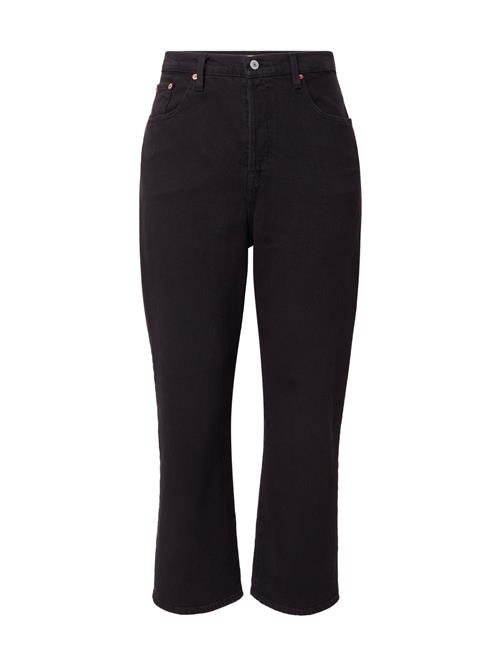 Levi's® Plus Jeans 'RIBCAGE STRAIGHT'  black denim