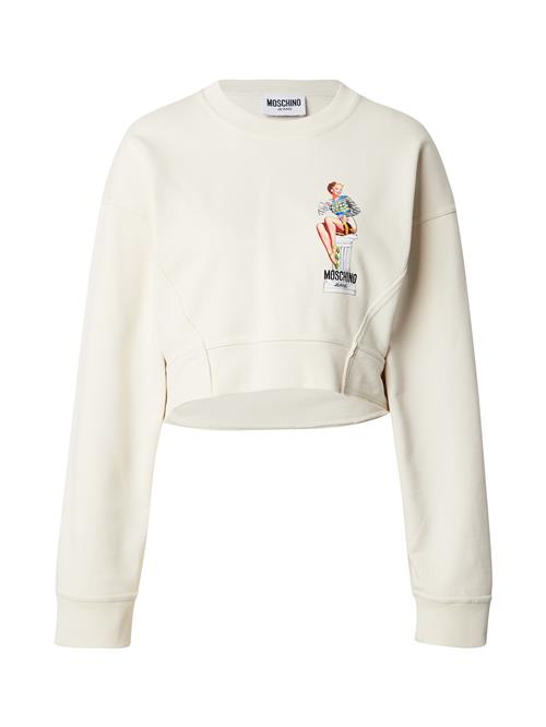 Se Moschino Jeans Sweatshirt  nude / elfenben / sort / offwhite ved About You
