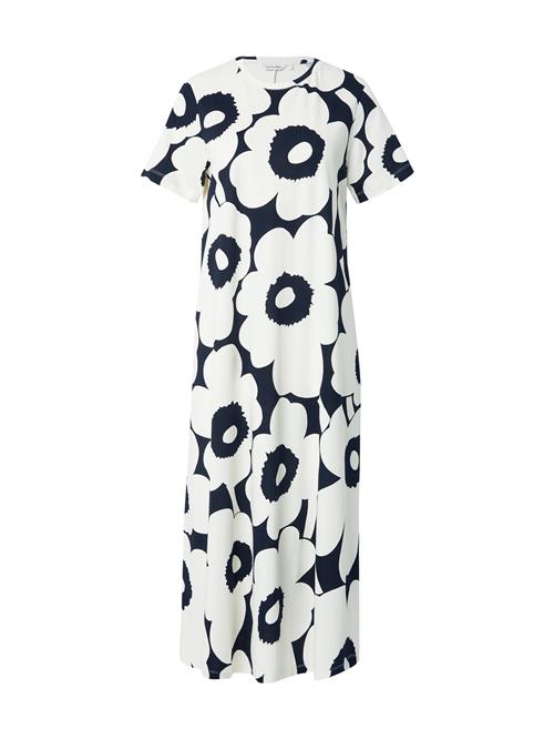 Marimekko Kjole  marin / hvid