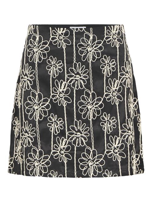 OBJECT Nederdel 'OBJCAMI'  creme / sort