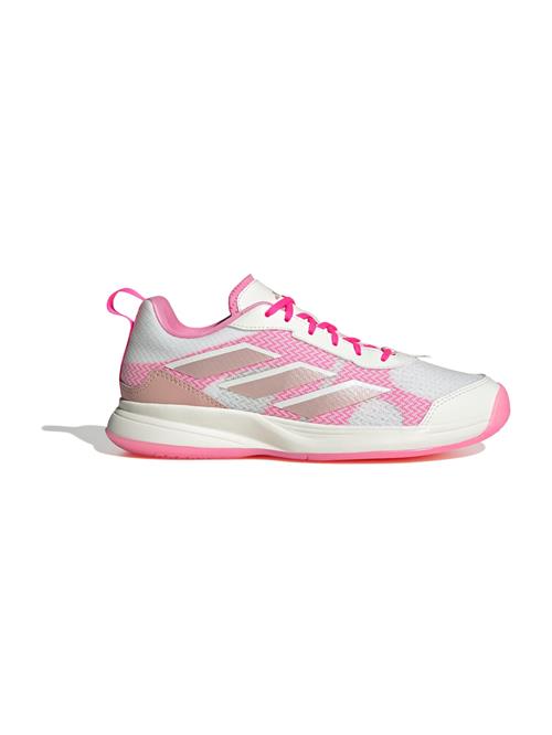 Se ADIDAS PERFORMANCE Sportssko 'AvaFlash'  mørkebeige / pink / hvid ved About You