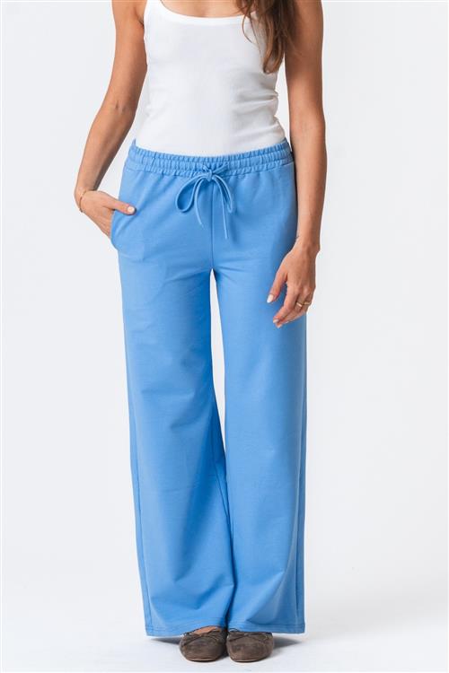 Sweatpants Wide - Lyseblå - 2XL - TeeShoppen