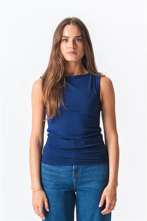 Ellie Top - Navy - M - TeeShoppen