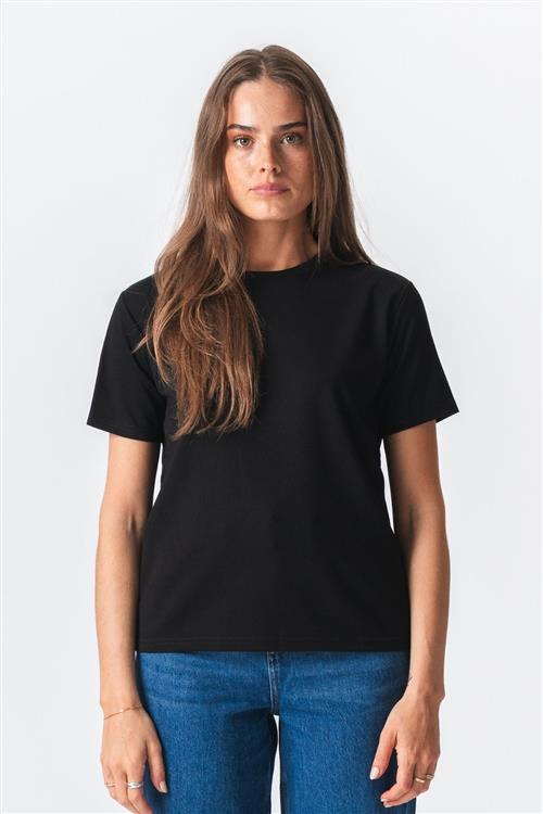 Leah Loose T-shirt - Sort - L - TeeShoppen