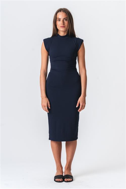 Isabella Kjole - Navy - L - TeeShoppen