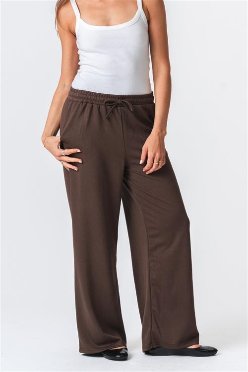 Leah Loose Pants - Brun - M - TeeShoppen