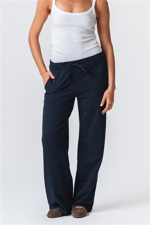 Sweatpants Wide - Navy - XL - TeeShoppen
