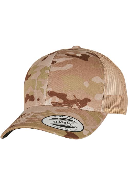 Flexfit Hætte  brun / lysebrun / khaki