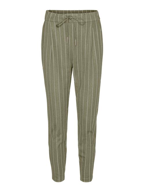 Se VERO MODA Bukser 'VMEva'  khaki / hvid ved About You