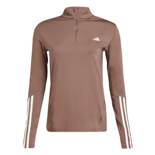 ADIDAS PERFORMANCE Funktionsbluse 'HYPERGLAM'  brun / hvid