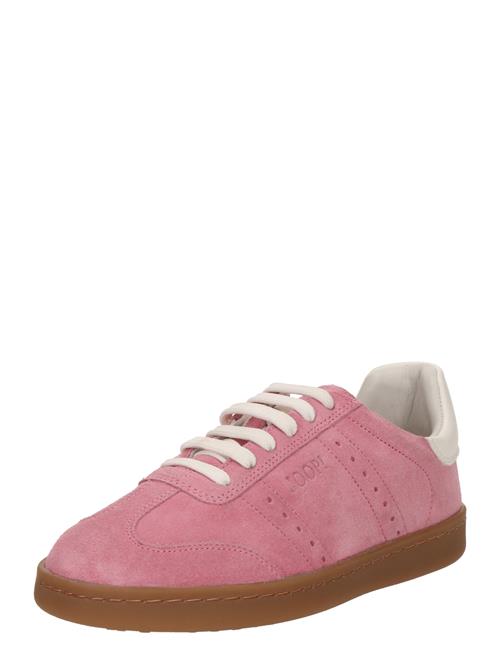 JOOP! Sneaker low 'Velluto Isa'  pink / hvid