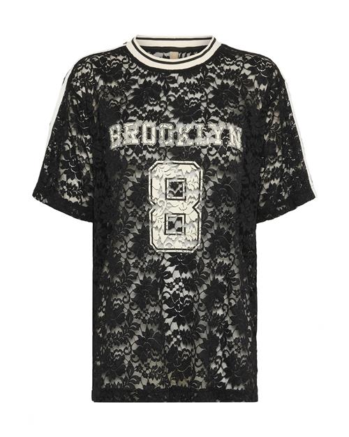 CULTURE Shirts 'Kala'  sort / hvid