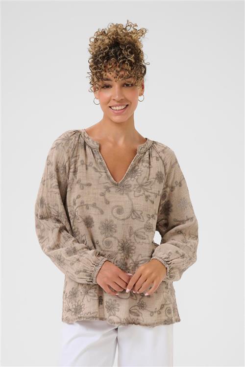 Cream Bluse 'Gem'  beige