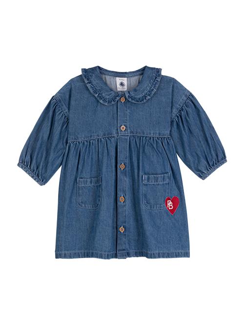 PETIT BATEAU Kjole  blå / mørkerød