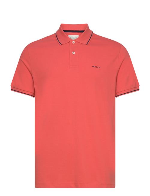 Tipping Ss Pique Polo GANT Coral