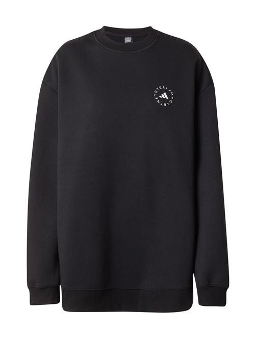 ADIDAS BY STELLA MCCARTNEY Sportsweatshirt 'adidas by Stella McCartney Loose'  sort / hvid