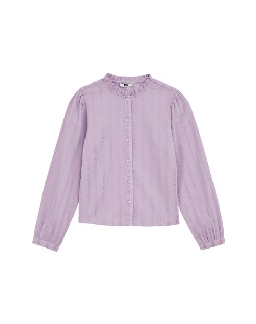 WE Fashion Bluse  lilla / lavendel