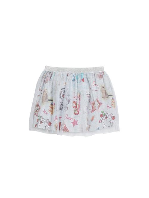 Desigual Nederdel  beige / rød / sort / hvid
