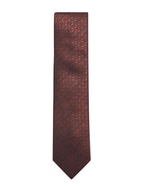Structured Linen Blend Tie 7 Cmstructured Linen Blend Tie 7 Cm Lindbergh Black Brown