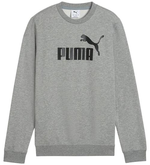 Se Puma Sweatshirt - ESS No. 1 Logo Crew - Grå ved KidsWorld