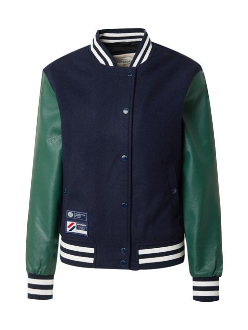 Superdry Overgangsjakke  marin / grøn / hvid
