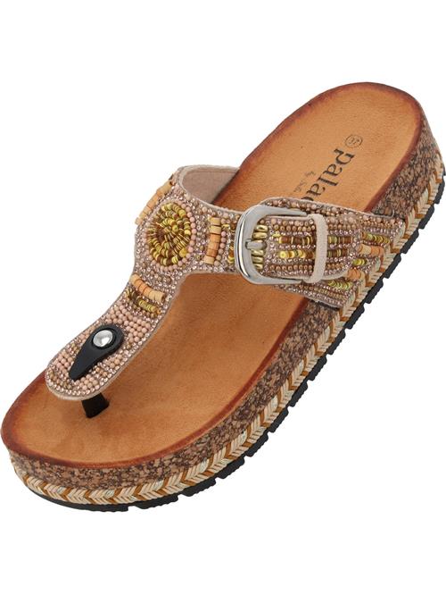 Palado by Sila Sahin Klipklappere 'Ikoh '  beige / guld / sølv